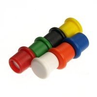 Memomagnet Ø 10 mm x 8 mm Neodym, weiß – Haftkraft 0,5 kg – 10 Stück - 5