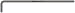 Produktbild 967 XL TORX Winkelschlüssel, lang, TX 9