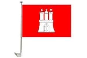 YANTEC Autoflagge Hamburg 30 x 40 cm