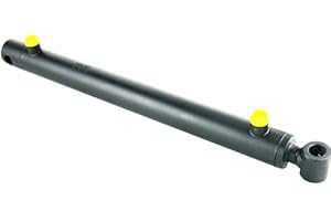 HYDROMOT Cilindro idraulico, doppio effetto, occhiello girevole, pistone Ø 50 mm, asta Ø 30 mm, corsa a scelta dimensioni 1000 mm