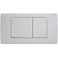 Geberit Twinline30 bedieningsplaat, voor 2-toets spoeling, designstrook chroom afdekplaat en toetsen wit 115.899.KJ.1 Geberit Twinline30 bedieningsplaat, voor 2-toets spoeling, designstrook chroom afdekplaat en toetsen wit 115.899.KJ.1