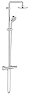 GROHE 27922000 Tempesta Cosmopolitan 160 Shower System with Thermostat for Wall Mounting and Aquadimmer Function