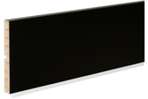 inferramenta | Set Zoccolo Cucina 2 Metri in PVC 2 Angoli + 1 Giunzione | Altezza 100/120/150 mm | 6 Colori Disponibili (Nero, H100)