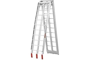 Nova Rampe de charge pliable en aluminium, charge maximale 340 kg, portable, lot de 1 ou 2 - Rampe d'accessoire, de levage, de moto