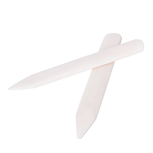 chiccharming 1 Stück Knochen Ordner Crafts-Paper, Werkzeug DIY Buchbinder Knochen Ordner für Buchbinden, Papier und Leder Handwerk 15 cm - 2