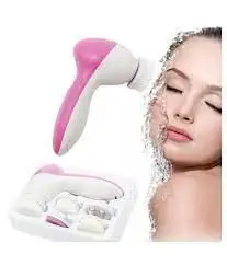 Values,Multifunction Beauty Care Brush Deep Clean 5 in 1 Portable Facial Cleaner Relief Face Massager/Blackhead Remover Facial Cleanser // facial