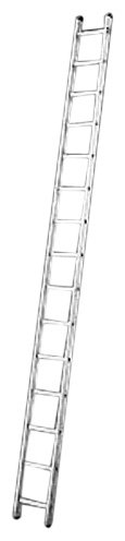 HAILO 7115-001 Anlegeleiter ProfiStep uno, 15 Sprossen