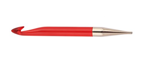 KNIT PRO 12,00 mm Acryl Trendz afghanisch/tunesisch Single Ended Häkelnadel, Rot