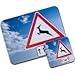 Produktbild Warnschild Wildwechsel &Premium Mauspad Und Untersetzer