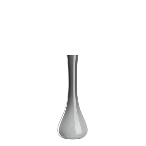 Leonardo Glas Vase Sacchetta, 40 cm, grau