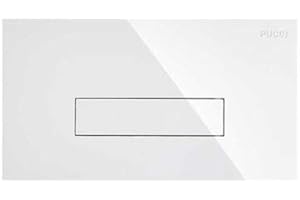 PUCCIPLAST Pucci Placca Bianca (Cm 33x18) Completa di Telaio per Cassetta Incasso Mod. Sara