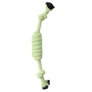 Dogista Durable TOFFE Knotted Cotton Rope Toys for Teeth Cleaning and Chewing, Small & Medium Dog/Cat/Puppy (Multicolour).