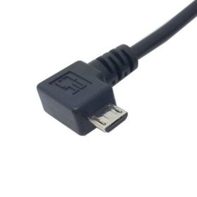 chenyang links gewinkelt 90 Grad Micro USB OTG zu USB Standard B Type Drucker Scanner Festplatte Kabel 60 cm - 4