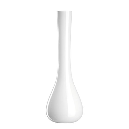Leonardo Glas Vase Sacchetta, 60 cm, weiß