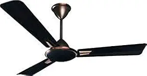 (Renewed) Crompton Aura Prime 1200 mm (48 inch) Decorative Ceiling Fan with Anti Dust Technology (Onyx, Grey), Standard