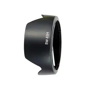 FND Camera Lens Hood Replacement for Canon Camera Lens, Bayonet Mount, Made ABS (Canon EF 24-105mm f/4L is USM Lens (ONLY) EW-83H) for Old Version of Lens ONLY