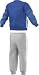 adidas Crew Infant Baby Kids Boys Jogger Tracksuit Set Blue/ Grey - 3-4 Years