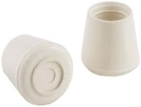 Selhard 31927 Rubber Leg Tips Wht 1In X4