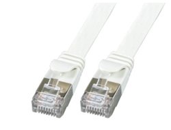 Preisvergleich Produktbild Mcab CAT6A-U / FTP-flat-10.0M-GRA