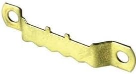 SAWTOOTH HANGER - PACK OF 20 - BRASS FINISH WITH SCREWS