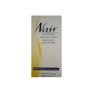 Nair 16 Wax Strips Waxing Facial Hair Removal Camomile - Pack Of 2 - Image 2