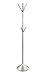 Produktbild HomeTrends4You 897788 Kleiderständer, Höhe 174, o 32 cm, Metall Edelstahloptik