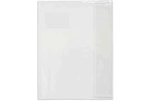 ELBA Lot de 2 Protège-cahiers PVC 12/100ème 17x22 Transparent incolore
