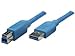 Price comparison product image Manhattan KB000049 3 m Type-A Male to Type-B SuperSpeed Male USB B Device Cable