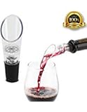 DISEÑO: Una cámara de aire pequeña infunde aire en el vino a través del efecto Bernoulli. El plástico robusto con tapón de goma se lava con facilidad y está listo para usar inmediatamente. Sirve de tu botella favorita en cualquier vaso, copa de cristal o jarra.