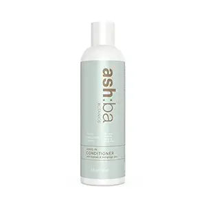 Ashba Botanics Leave-in Conditioner for Curly & Wavy Hair (237 ML) | Moisturizes, Conditions, Protects Hair, Enhances Shine, Reduces Frizz with Rosemary Extract | For Men & Women | Paraben, Silicone Free | Premium Ingredients