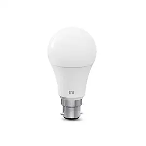 MI Smart LED Bulb with Adjustable Brightness, B22 Base Compatible with Amazon Alexa and Google Assistant (White)