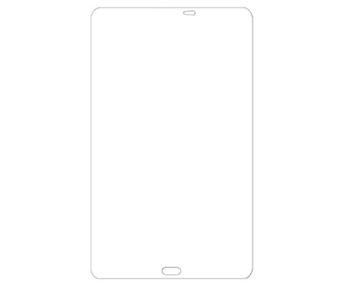 PREMYO Samsung Galaxy Tab A 10.1 Panzerglas. Galaxy Tab A 10.1 Schutzfolie mit Härtegrad 9H und abgerundeten Ecken 2,5D. Tab A 10.1 Schutzglas - 4