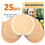 Fixic Freestyle Libre adhésif Patches Lot de 25 - Enlite Ampoule - Guardian - Best étanche adhésif Patches - Rond - Taping - Couleur Marron Clair - sans Trou
