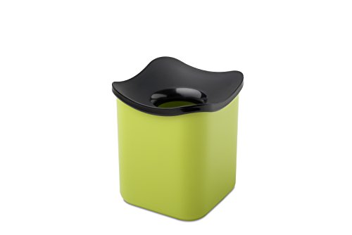 Rosti Mepal 108552091200-Abfalleimer Tisch Cube Melamin Zitrone 12,0 x 12,0 x 13,6 cm