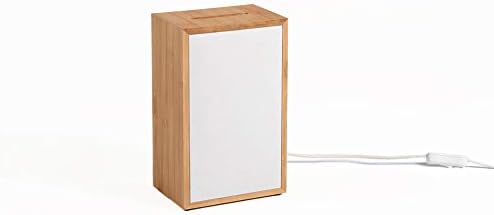 Waabi-Saabi Wooden Canvas Lamp | MOTEGI モーテギー| WS-10037 | Canvas Shade Japanese Style Lighting Bedside Table Night Desk Lamp