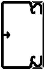 Preisvergleich Produktbild Kleinhuis Kanal gr HKL4090.1 40x90 RAL7030 HKL Leitungsführungskanal 4011126211320