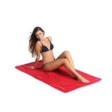 Kanguru Smartowel Rot , Saunatuch Strandtuch zum anziehen, in 3 Größen (S (75x142cm)) - 3