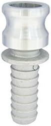 DicsaALE065 Camlock Type E, Aluminium, Male-Serrated Hose Shank, 2" 1/2 x DN 65