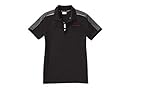 Original Teil von Porsche Porsche Herren Polo-Shirt Gr. XL, schwarz/grau, Racing Kollektion - WAP4510XL0H