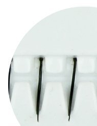 Red Cherry - Einzelwimpern Single short black ca. 8mm in schwarz