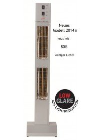 Preisvergleich Produktbild Infrarotstrahler Burda Smart Tower, 3000 Watt, IP20 (nicht wassergeschützt) - silber