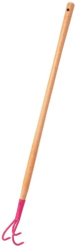 Preisvergleich Produktbild Connex Kinder-Grubber mit Stiel / Hacke / Gartenkralle / Kultivator / Blumenkralle / Unkrauthacke / Garten / FLOR59603