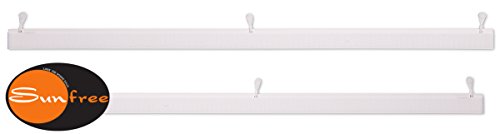 Paneelwagen 60cm weiss 6`er Set / Paneelwagen für Schriebevorhänge / Paneelwagen mit Klettband / Paneelwagen für Schiebegardinen / Paneelwagen für Schiebevorhang / Gleiter für Flächenvorhänge / Gleiter für Flächenvorhang Schiene / Paneelwagen weiß / Paneelwagen Gleiter