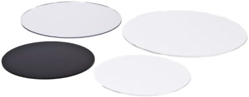 Circle Cut from Plexiglass XT Acrylic Sheet 4 mm Diameter 50 cm Transparent