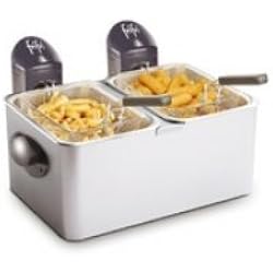 FRIFRI FRANCE F1968 Friteuse, 3200 W, 7 liters, Gris