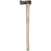 Baygato Odun Yarma Baltası, Yekpare D&ouml;vme C45 &Ccedil;elik Balta, 86 cm Uzunluk, 2.8 kg Ağırlık, Ahşap Sap, 21 cm Balta Başı