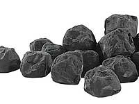 Carlo Milano Deko-Steine für Bio-Ethanol-Öfen, schwarz - 3