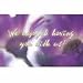 Produktbild Warner Drücken 36356 postcard-purple Blumen, Glad You Were Here