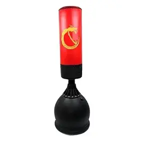 IRIS 5.5 Feet Free Standing Boxing Punch Bag Stand - Excellent Quality Heavy Duty Punch Bag/Kick Boxing/Martial Arts/MMA Dummy Equipment