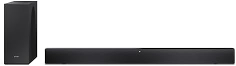 Sharp HT-SBW310 Soundbar 2.1 Dolby Atmos + DTS Virtual:X, Bluetooth con HDMI ARC/CEC, potenza totale 330 W, 80 cm, nero